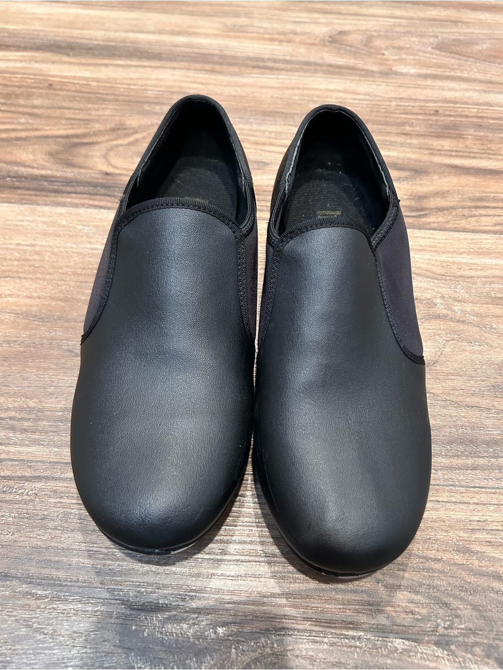 Balera Womens Black Slip On Tap Shoes Size 7.0A Style B150